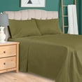 thumbnail image 2 of Superior 3-Piece 300 Thread Count Sage Egyptian Cotton Sheet Set, Twin, 2 of 8