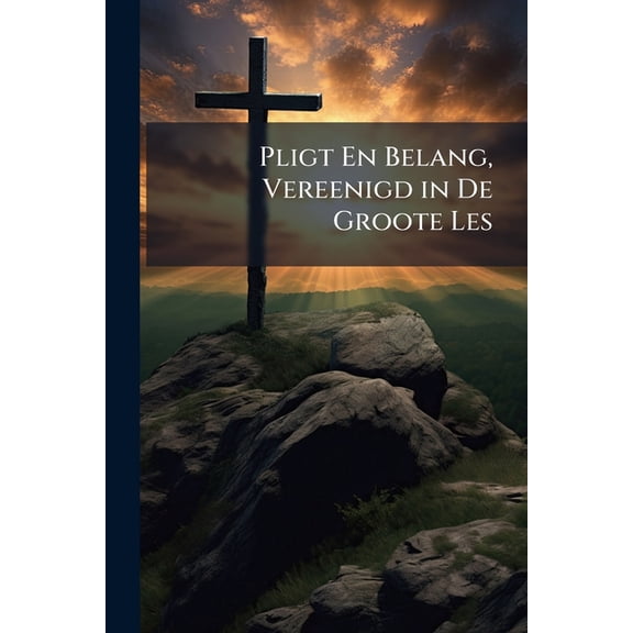 Pligt En Belang, Vereenigd in De Groote Les : Wat Gij Wilt Dat U De Menschen Zullen Doen, Doe Hen Ook Alzoo (Paperback)
