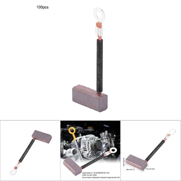 Cepillo de motor de amoladora de carbón pieza de repuesto mini y compacta para herramientas eléctricas Cepillos de motor de carbón para motor de bomba de agua de CC J460 ANGGREK Otros