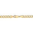 thumbnail image 3 of Leslie's 14k Yellow Gold 5.25mm Semi-Solid Curb Link Chain, 3 of 4