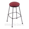 thumbnail image 5 of Holland Bar Stool Co 25 in. Backless Stationary Counter Stool with Faux Leather Seat - Black Wrinkle, 5 of 7