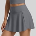 thumbnail image 2 of DHFJKG Women Tennis Skirts Built In Shorts With Side Pockets High Waisted Skorts Tummy Control Lightweight Pleated Athletic Mini Skirts, 2 of 4