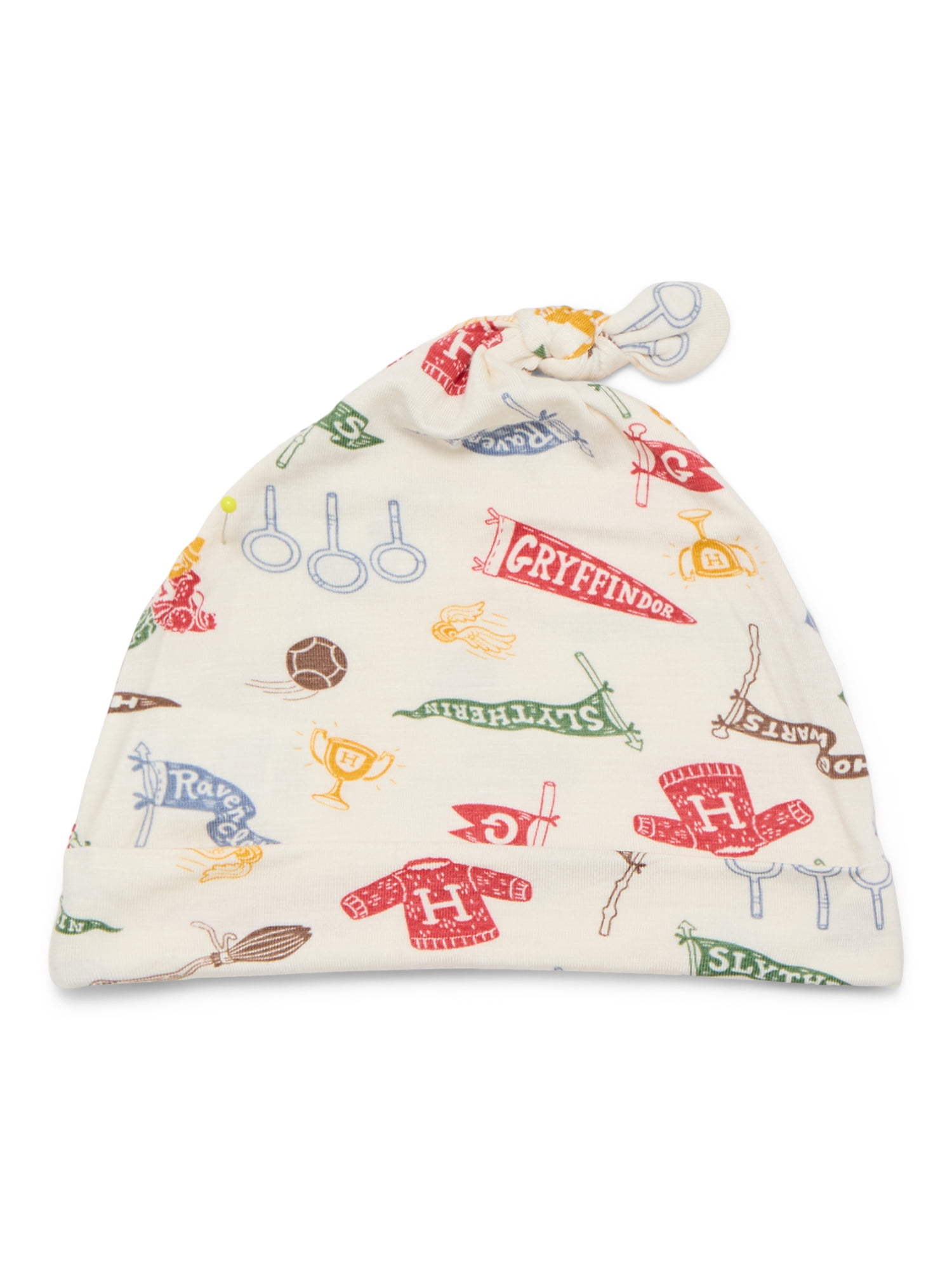 Harry Potter Baby Boys or Girls Viscose Sleep Footed One-Piece with Hat Set, 2-Piece, Sizes 0M–6/9M