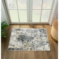thumbnail image 6 of Luxe Weavers Euston Collection Abstract Area Rug 7680 Grey, Grey 2x3, 6 of 9
