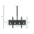MountIt! Heavy Duty Full Motion Ceiling TV Mount, Fits 3270 Inch TVs