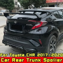 CHR Car Rear Spoiler Glossy Black Style Rear Trunk Wing Trunk Spoiler Roof Wing Car Accessories For CHR 2017-2020 Body Kit