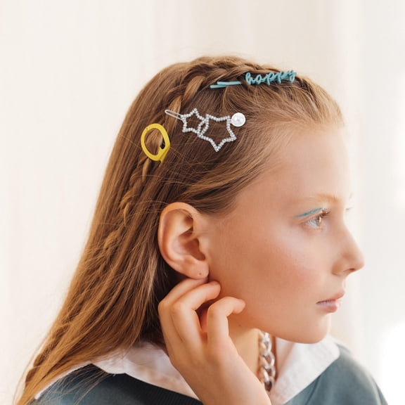 LOLIPPYY Casual Star Hair Accessories in Silver 1Set of Elegant Hair Pins for Women on Formal Events