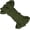 Army Green, variant on Thick Macrame Cord 8mm x 32.8 Feet Rope Yarn Braided Cotton Cord, 3-Ply Twisted Natural for DIY Crafts Wall Hangings Plant Hangers Knotting Home Decoration (Natural) 8MM 32.8FT