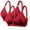 Red, variant on fatyb 2 Pack Wireless Bras for Women Full Coverage No Underwire Womens Comfortable Everyday Bralettes