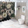 thumbnail image 7 of Awypu Bathroom French Country Vintage Aesthetic Waterproof Shower Curtain Multiple Sizes White, 7 of 7