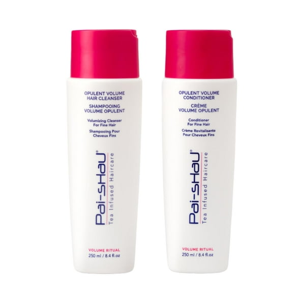 Pai-Shau Opulent Volume Cleanser and Conditioner Duo Set - Volumizing Cleanser and Conditioner for Thin Hair - Provides Improved Volume and Hydration - Shampoo for Women - 8.4 F