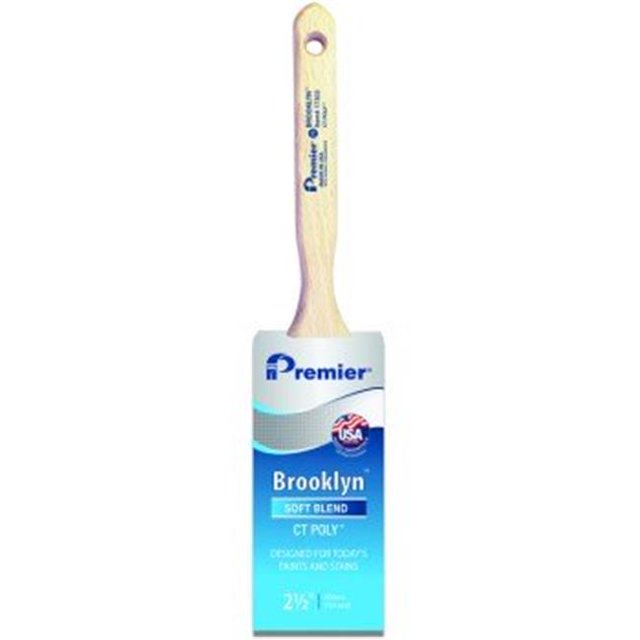 Premier 1005341 Brooklyn 2.5 in. Soft Flat Sash Paint Brush