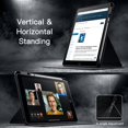 thumbnail image 7 of JETech Rotating Case for iPad 9/8/7 (10.2-Inch, 2021/2020/2019 Model, 9th/8th/7th Generation) with Pencil Holder, 360 Degree Rotation Protective Stand Cover Clear Back, Auto Wake/Sleep (Black), 7 of 7
