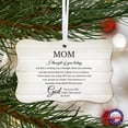 thumbnail image 7 of LifeSong Milestones Scalloped Memorial Ornaments Christmas Decorations for Tree - Mom, I Thought of You, 7 of 7