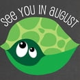 thumbnail image 2 of CafePress - August Due Date Turtle Belly Print Maternity Dark - Maternity Dark T-Shirt, 2 of 3