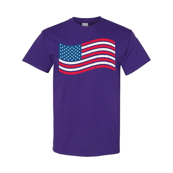 Inktastic Grunge American Flag T-Shirt