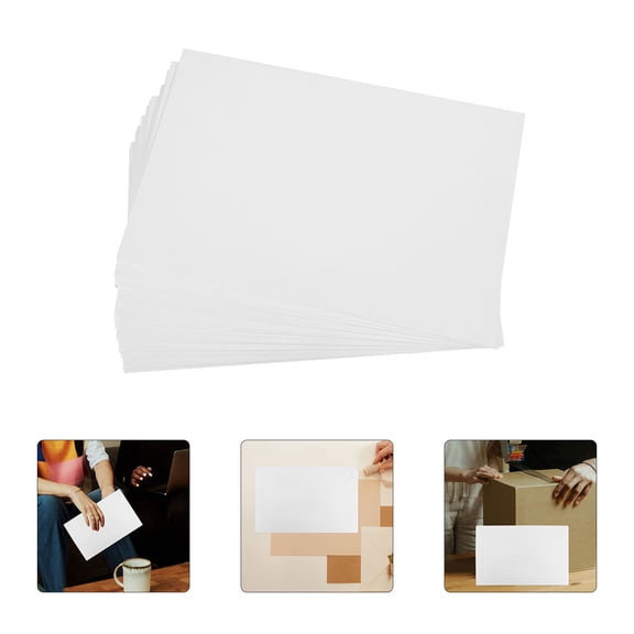 TAILTOSS 15Pcs Rigid White Cardboard Shipping Envelopes with Strong Adhesive Flap for Office Use