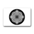 thumbnail image 1 of RYLABLUE Celtic Knot Floral Pattern Background Doormat Floor Mats Rugs Outdoors/Indoor Doormat Size 30x18 inches, 1 of 1