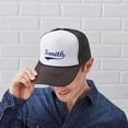 thumbnail image 5 of CafePress - Smith Vintage (Blue) - Adjustable Unisex Printed Trucker Hat with Mesh Back, 5 of 8
