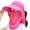 Red, variant on HJYCHN Women's Wide Brim Sun Hat UPF 50 Adjustable Outdoor Summer Beach Hat For Travel Hiking Cycling Navy One Size