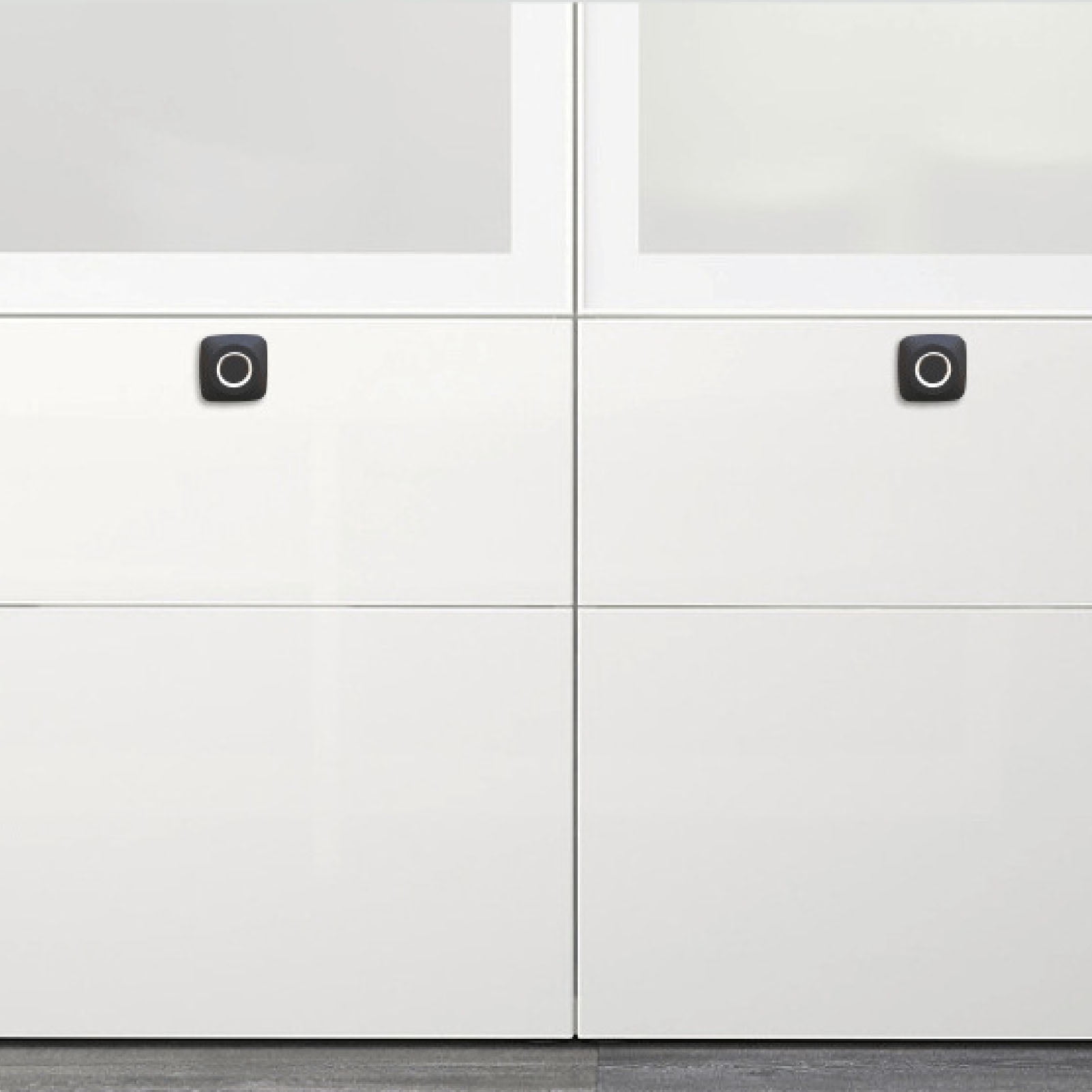 Nieyigj Smart Biometric Fingerprint Cabinet Lock Anti Theft Drawer Lock for Office Desk 5.12 in / 13 cm
