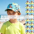 thumbnail image 5 of Staki Toddler Baseball Hat Embroidered Toddler Boy Baseball Cap Boys Toddler Hats, Baseball Hats for Boy and Girl(White,2-6 Years), 5 of 7