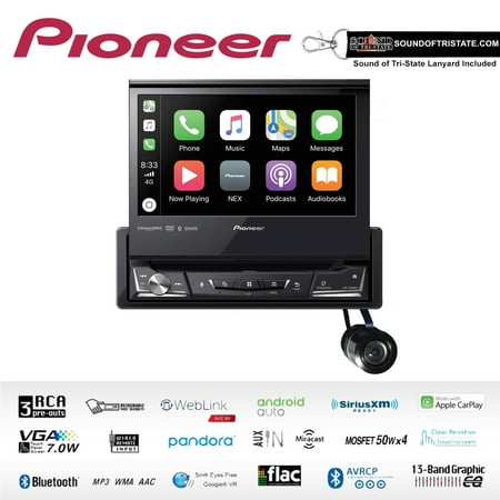 Pioneer AVH-3500NEX Single Din Flip Out DVD Receiver with Bullet Style