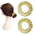 thumbnail image 1 of Peluca Lazos para el cabello Peluca Cabello trenzado Cuerda elástica Soportes para cola de caballo Peluca Cuerdas para la cabeza de imitación Banda para el cabello - Sin daños Lazos para el cabello pa, 1 of 1