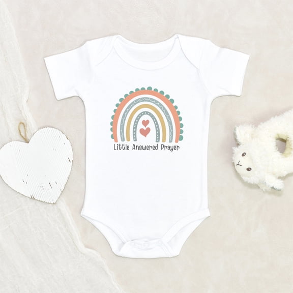 Newbabywishes - Little Prayer Rainbows Baby Clothes for Boys and Girls - Newborn Baby Clothes