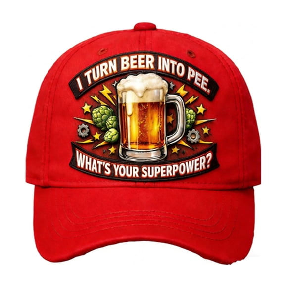 Certains l'Appellent A I l'Appellent A Casquette de Baseball Superpuissance / Chapeau Vintage en Sergé Lavé Vieilli / Chapeau Unisexe Ajustable Cadeau de Bière pour les Amateurs de Bar et Tenue Décontractée