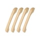 thumbnail image 4 of Tiradores de cajón, pomos de madera para inauguración de la casa, pomos de madera para armarios, tiradores de tocador Puente de arco de 4 piezas, 4 of 9