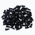 thumbnail image 5 of Perchas para cuadros con dientes de sierra, 100 piezas, perchas para colgar marcos de fotos de acero negro, 200 tornillos para pinturas de relojes de pared, decoración artesanal de madera, carteles, m, 5 of 5