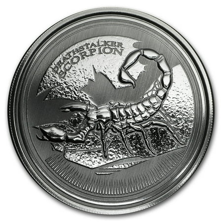 2017 Republic of Chad 1 oz Silver Deathstalker Scorpion BU