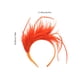 thumbnail image 4 of Tocado de plumas para novia, accesorio creativo para fotos (naranja), 4 of 5