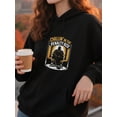 thumbnail image 4 of Retro Hockey Hoodie for Men and Women, Unisex Pullover Hooded Sweatshirt, Comfortable Cotton Poly Blend, Casual Everyday Streetwear, 4 of 5