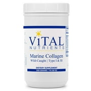 Vital Nutrients - Marine Collagen Powder - Type 1 and 3 Collagen Protein Supplement - 300 Grams
