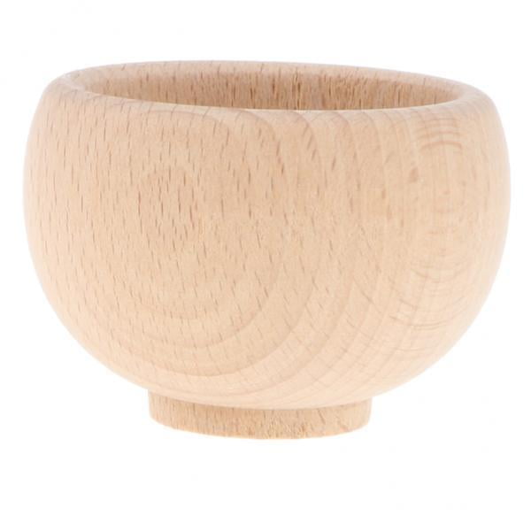 3 Tazas De Madera De Maciza Para Y Café Para , Juego De Cocina, Juguete 3 piezas Sunnimix Juguete de juego de imaginación de cocina