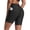 Black, variant on Swim Shorts Women High Waisted Board Shorts Tummy Control Bathing Suit Bottoms with Pockets UPF 50+ Black L