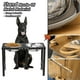 thumbnail image 4 of Soporte Elevado de Metal ADENGL Negro con Cuencos Fuertes y Tapete para Perros Grandes, 4 of 6