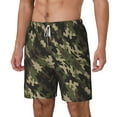 thumbnail image 5 of Men's 2 in 1 Swim Trunks with Compression Liner Camouflage Quick Dry Beach Shorts, 5 of 6