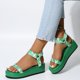 thumbnail image 4 of Sandalias de playa con cuña nueva para mujer Wmkox8yii nm7078, 4 of 7