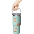 thumbnail image 6 of Pomeranian Gift for Dog Lover,30 oz Pomeranian Tumbler Stainless Steel Insulated with Handle (Pomeranian-Seaform, 30 oz), 6 of 6