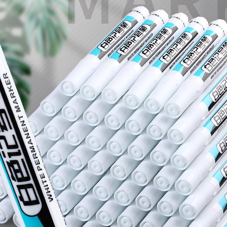 Oil Based White Paint Pen For Glass WHITE Oil Based Paint Marker Medium Point Permanent Glass Plastic Sharpie  35558