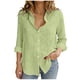 thumbnail image 1 of Camiseta de Manga Larga de la Mujer, Camiseta de Poliéster Suave para Primavera Verano, 1 of 6