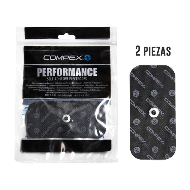 Electrodos rectangulares Compex Con 1 broche