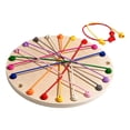 thumbnail image 4 of Juguete de desenredar cuerdas, juego de mesa interactivo para el desarrollo de la inteligencia, portátil redondo, 4 of 9