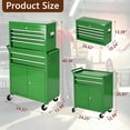 thumbnail image 7 of Gaderth 8-Drawer Rolling Tool Chest, Assembled Tool Chest with Wheels, 2-in-1 High Capacity Tool Storage with Detachable Top Cabinet for Garage, Workshop, 7 of 7