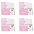 thumbnail image 1 of 4X Carpeta de Presupuesto A6 con Sobres con Cremallera, Planificador de Presupuesto, Libro, Organizador de Ahorro de Dinero, Sobres de Efectivo para Presupuestos, Color Rosado, 1 of 8