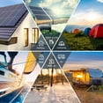 thumbnail image 4 of Renogy 200 Watts Solar Panel Kit, 2pack 100W Solar Panel with 30A PWM Charge Controlle, Include Mounting Brackets+ Male and Female Connectors+Solar Cables, 4 of 8