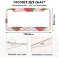 thumbnail image 4 of GZHJMY Strawberry Plaid License Plate Frames Set of 2, Universal Aluminum License Plate Holders 2 Holes Car Tag Frames Automotive Exterior Accessories with Screw Caps Decorative, 4 of 7